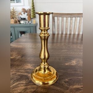 Vintage Brass Candlestick Holder
